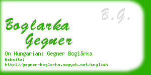 boglarka gegner business card