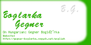 boglarka gegner business card